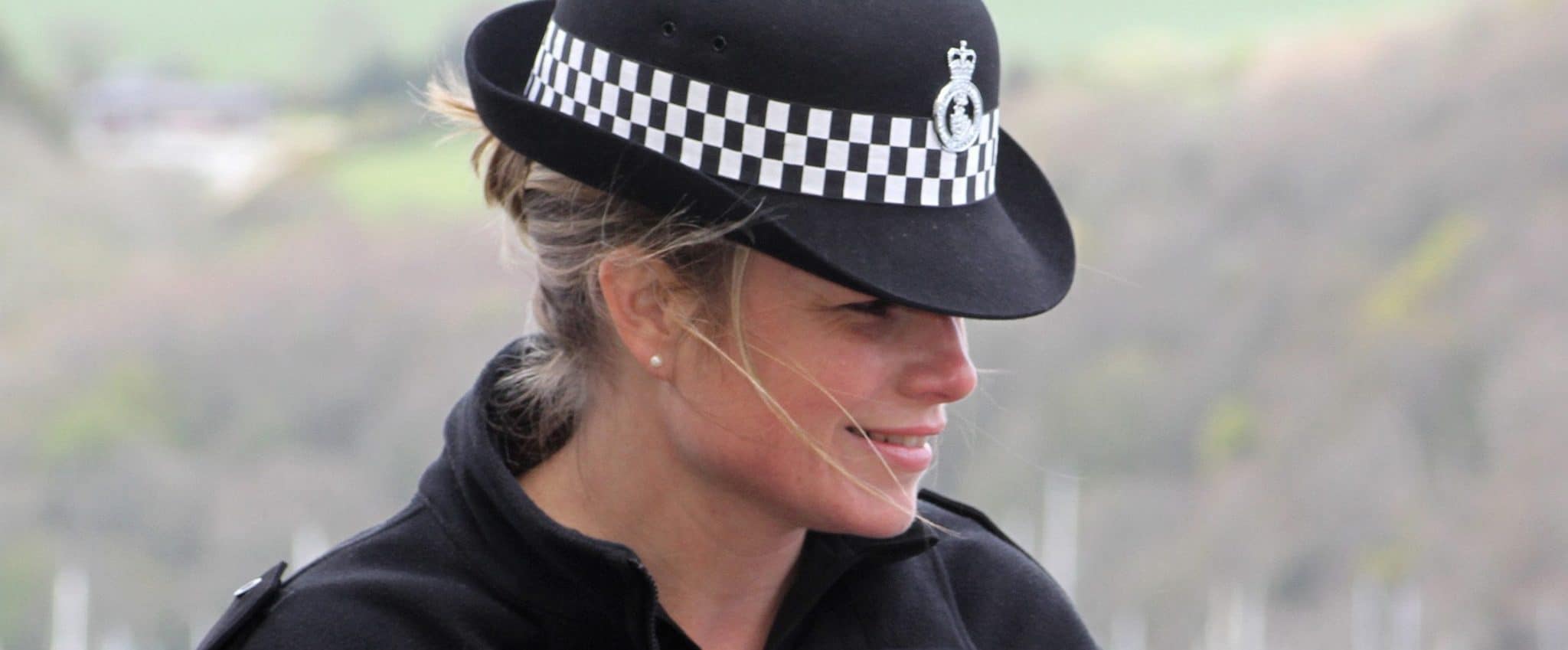 A policewoman